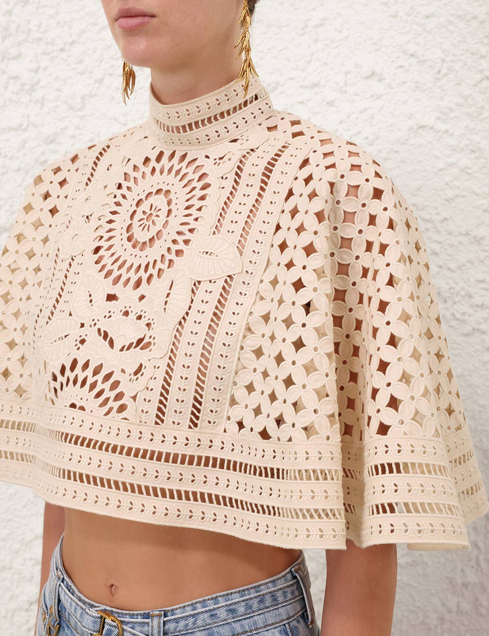 Indra Embroidered Cape