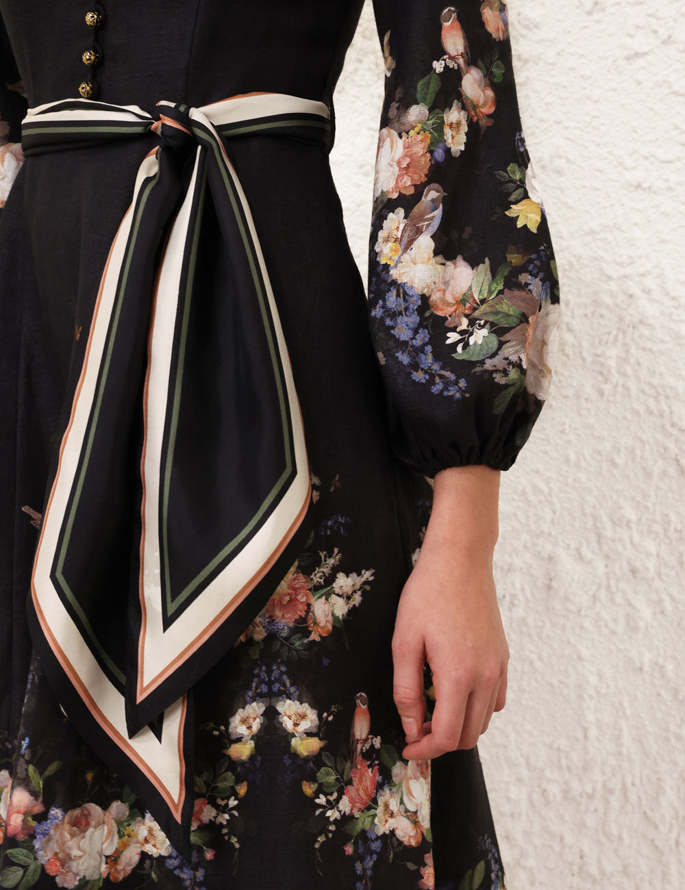 Valiant Button Midi Dress