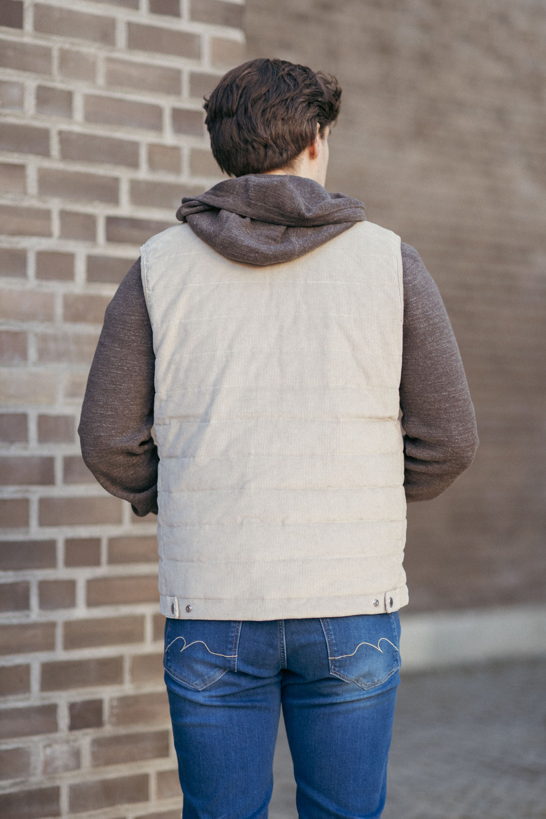 Ted Quilted Cord Vest