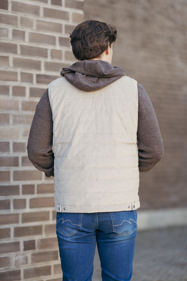 Ted Quilted Cord Vest