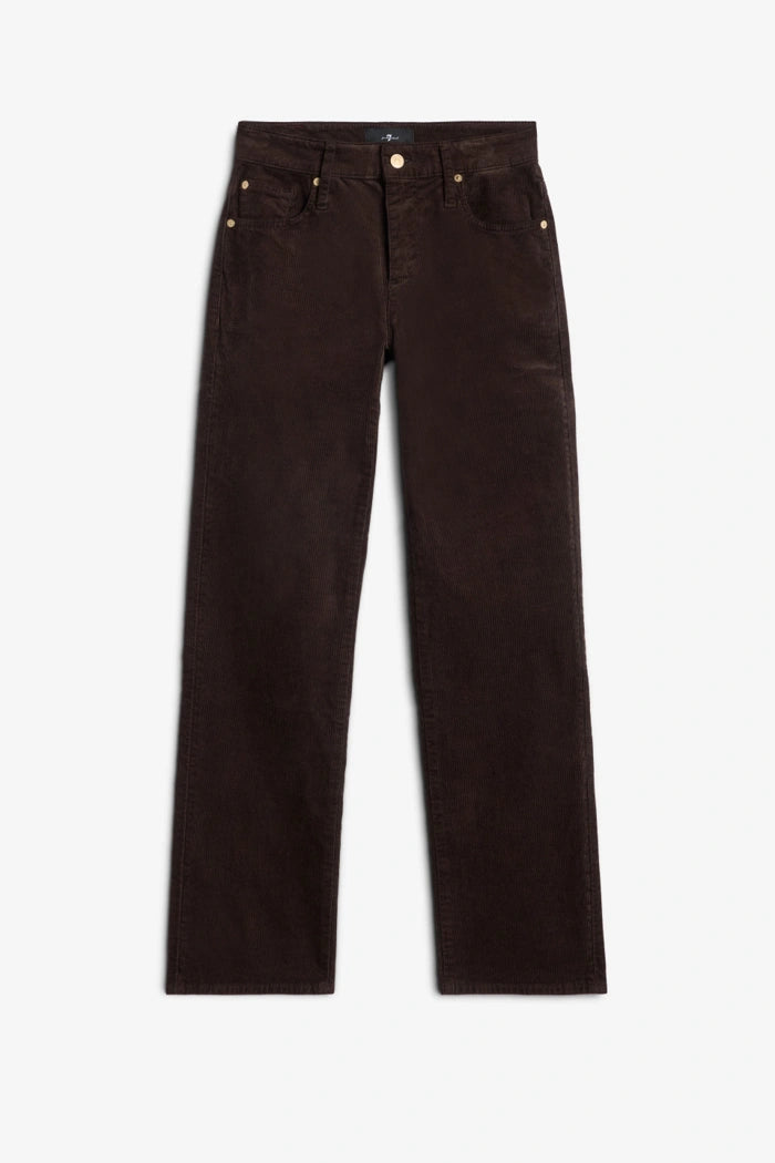 CALIE STRAIGHT Corduroy Coffee Bean