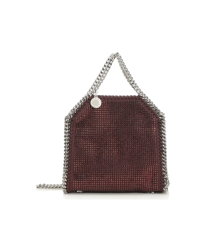 FALABELLA TINY BAG CRYSTAL HOTFIX ON ALTER SUEDE