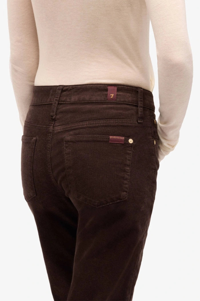 CALIE STRAIGHT Corduroy Coffee Bean