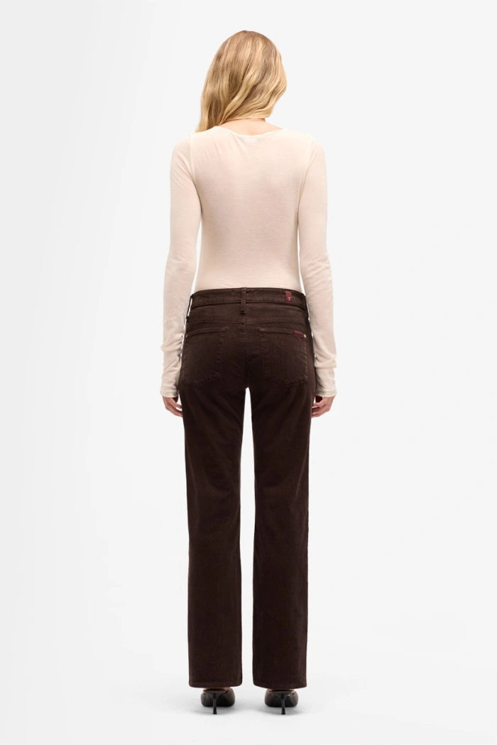 CALIE STRAIGHT Corduroy Coffee Bean