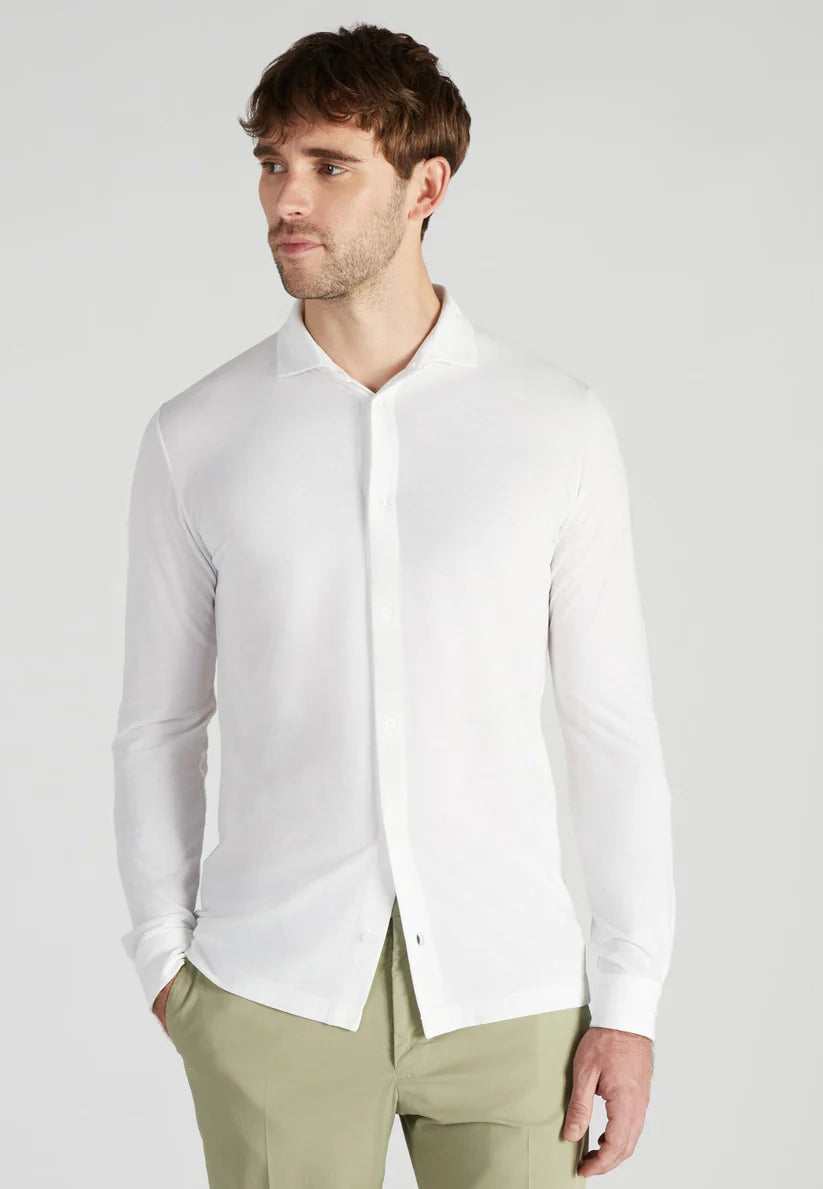 Slim-fit organic IceCotton shirt