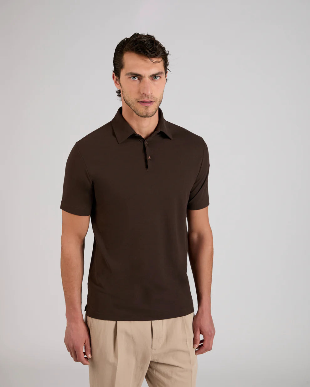 Slim fit IceCotton polo shirt