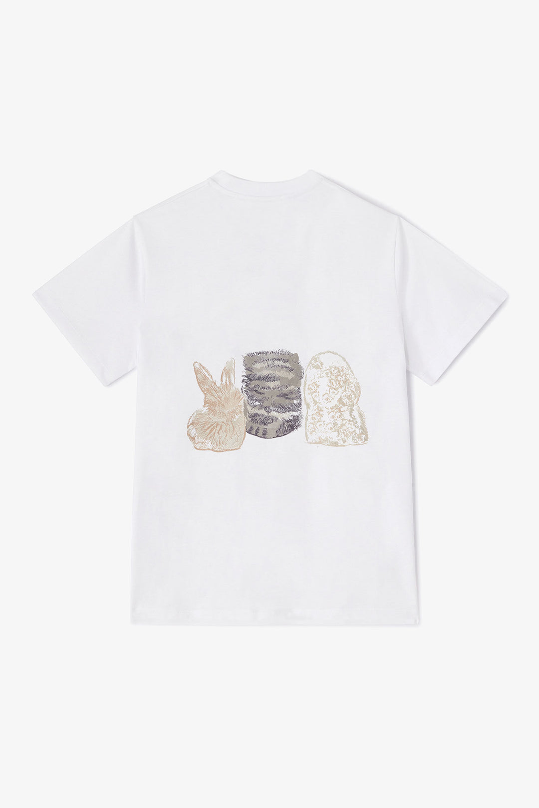 Basic Cotton Jersey Cute Animals