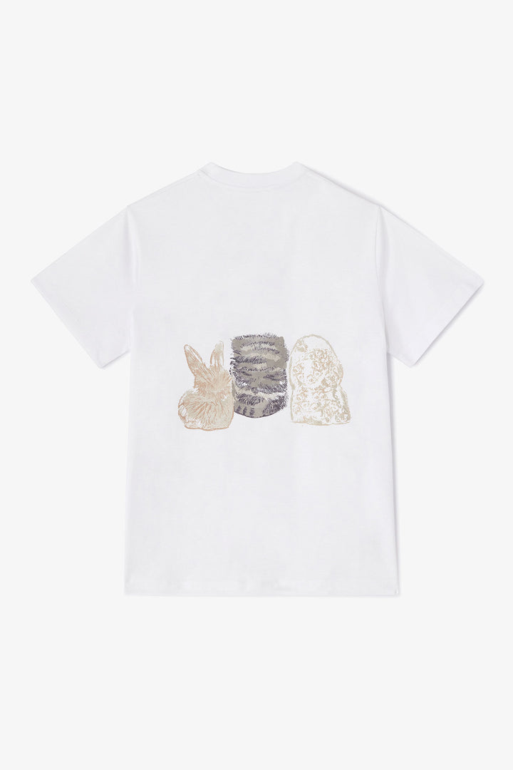 Basic Cotton Jersey Cute Animals