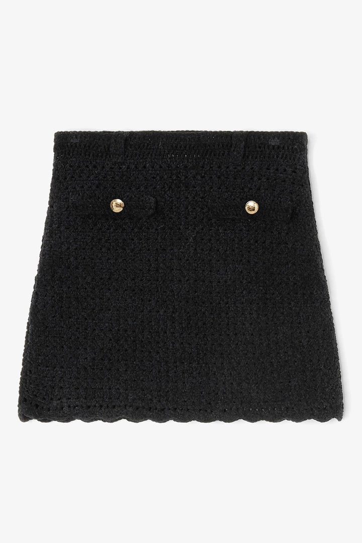 Cotton Chenille Crochet Skirt