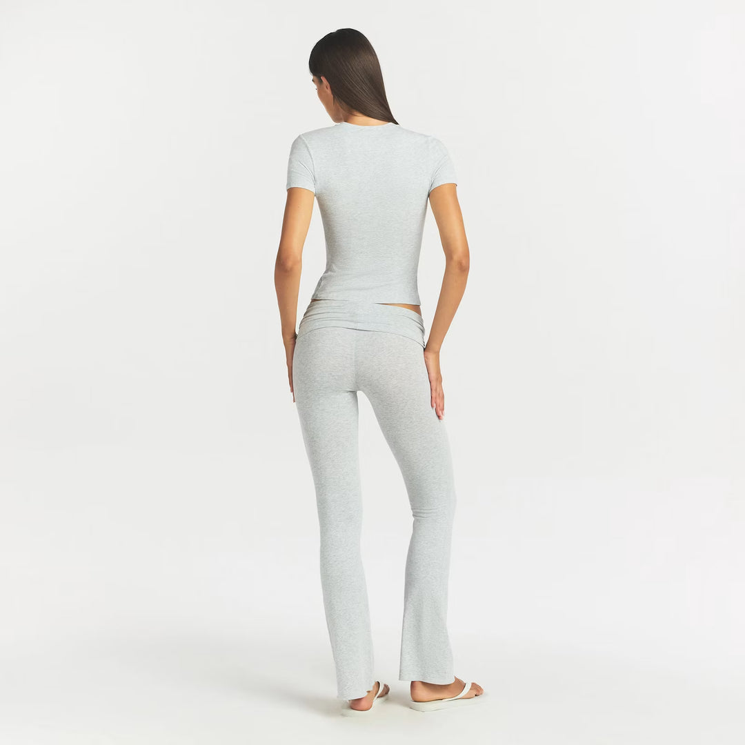 COTTON JERSEY FOLDOVER PANT