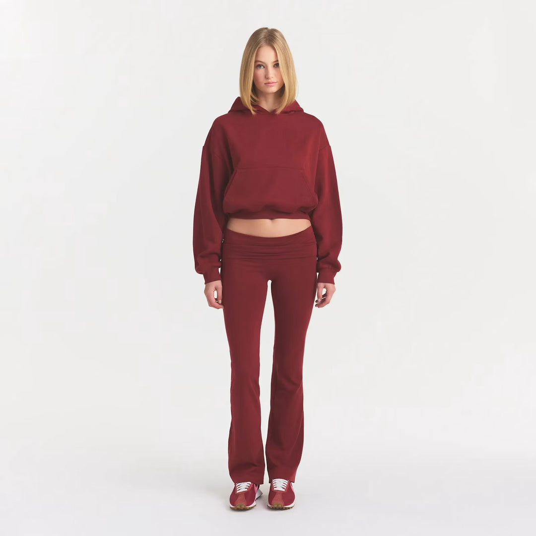 COTTON JERSEY FOLDOVER PANT