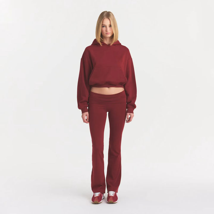 COTTON JERSEY FOLDOVER PANT