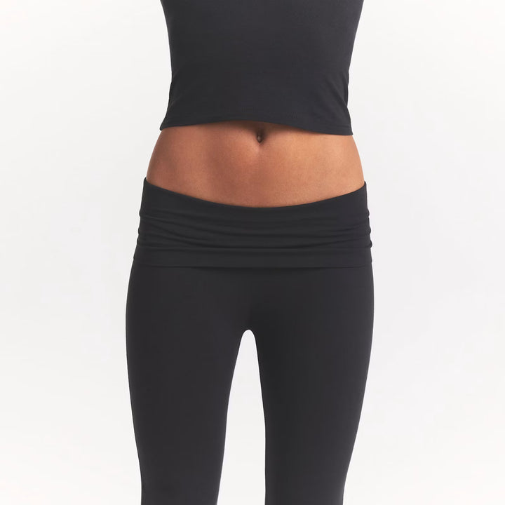 COTTON JERSEY FOLDOVER PANT