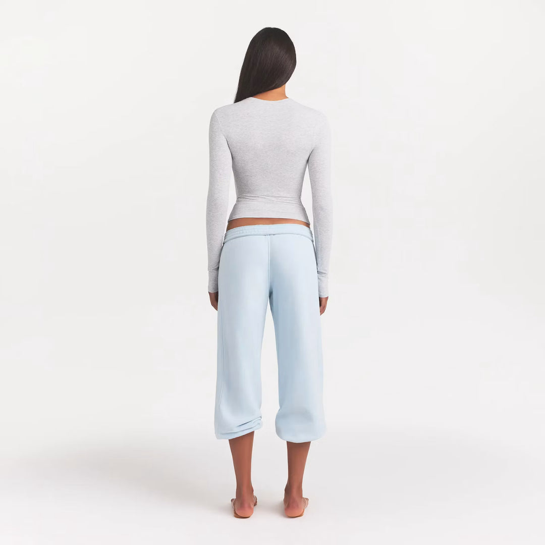 COTTON JERSEY LONG SLEEVE T-SHIRT