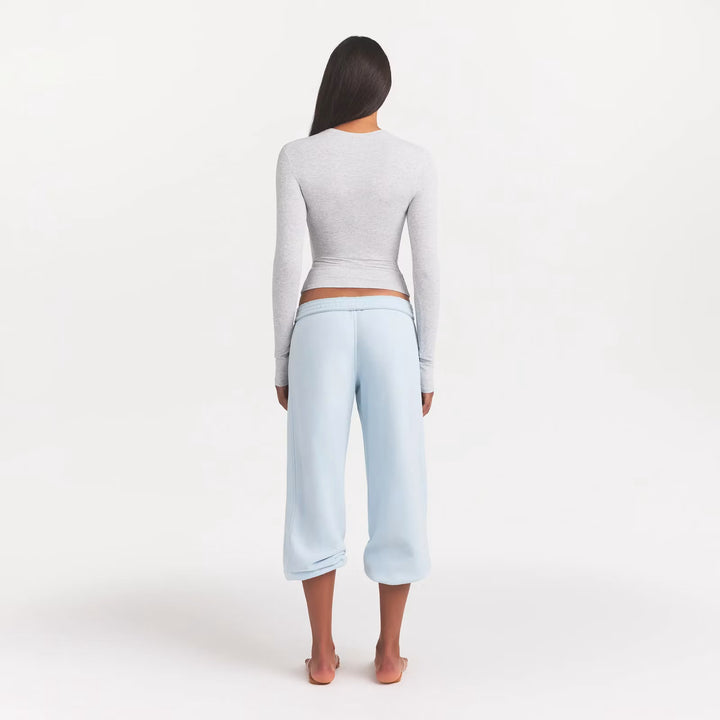 COTTON JERSEY LONG SLEEVE T-SHIRT