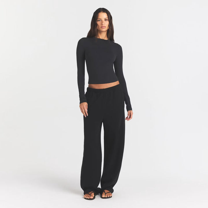 COTTON JERSEY LONG SLEEVE T-SHIRT