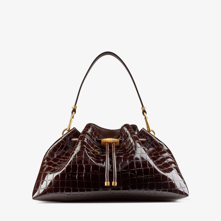 Sambuco Croc Embossed Leather Bag