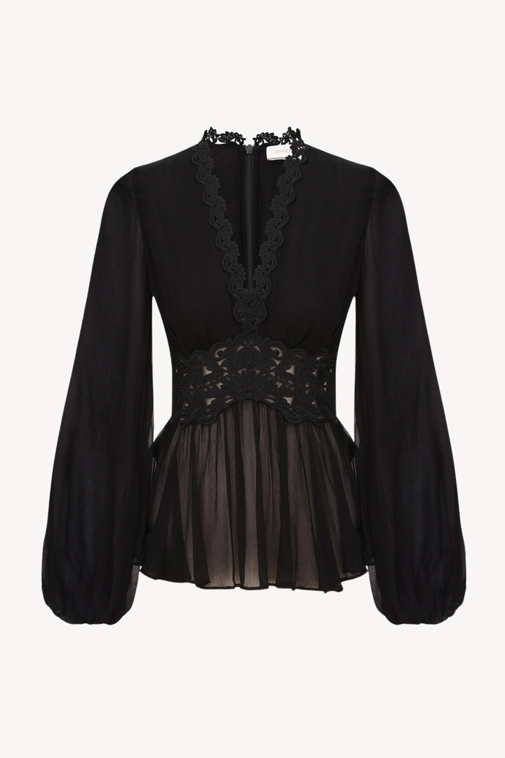 Luna Peplum Blouse