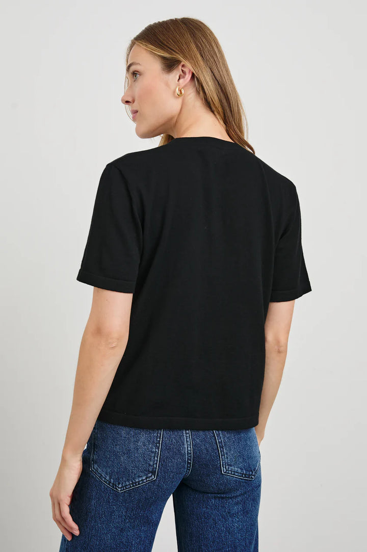 COTTON CASHMERE SHORT SLEEVE TEE