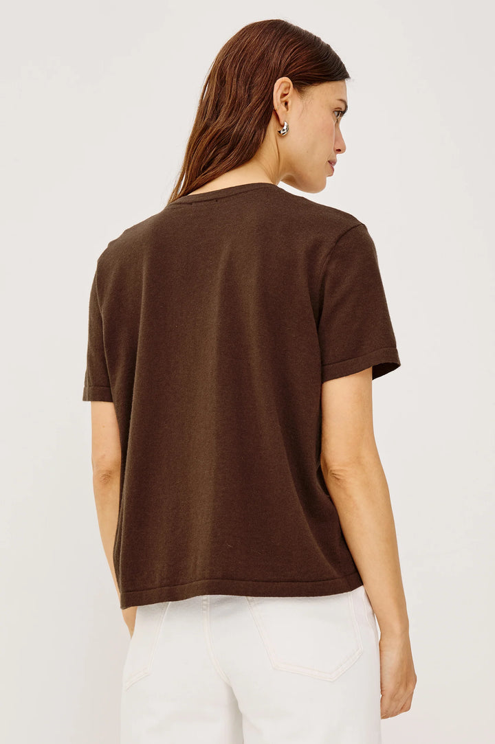 COTTON CASHMERE SHORT SLEEVE TEE
