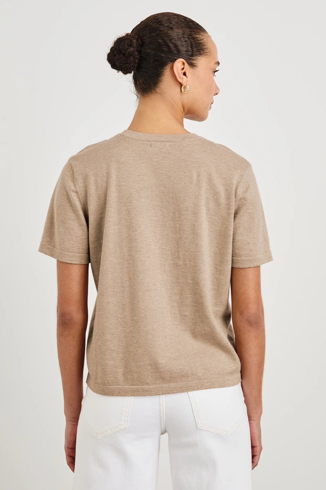 COTTON CASHMERE SHORT SLEEVE TEE