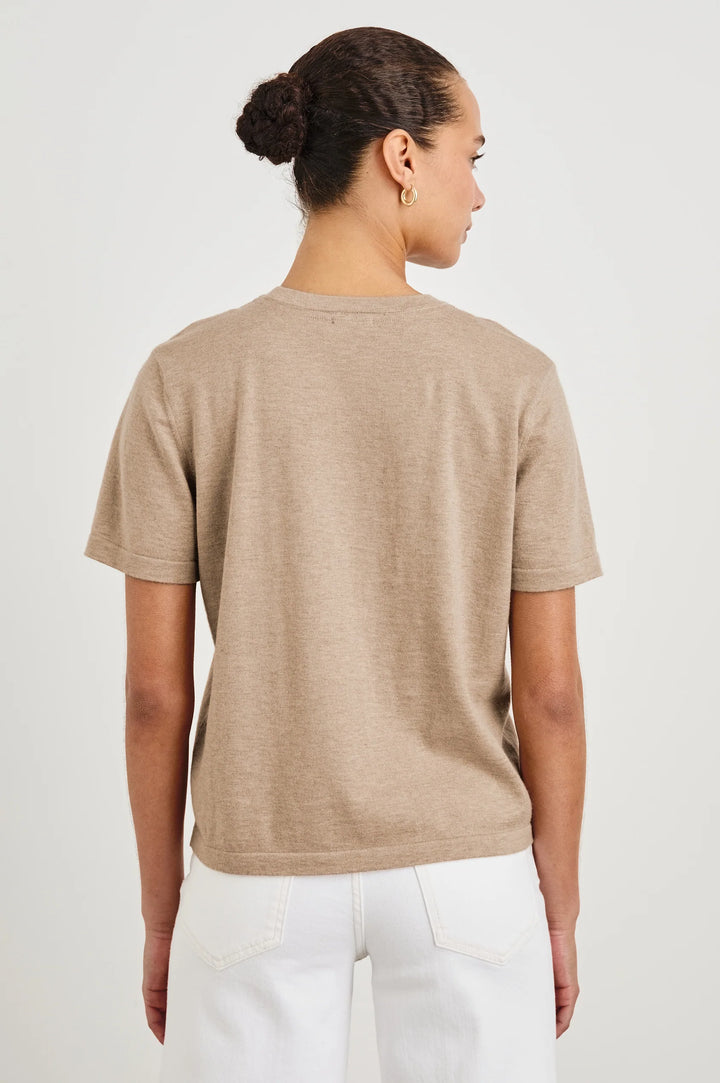 COTTON CASHMERE SHORT SLEEVE TEE
