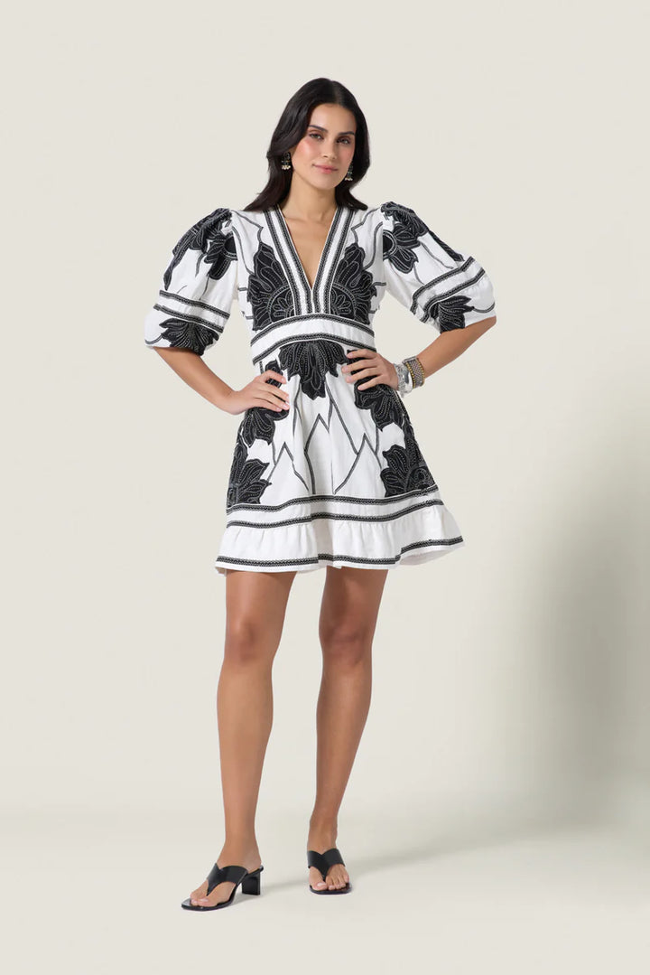 PETAL WHISPERS  DRESS