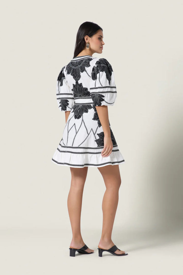 PETAL WHISPERS  DRESS