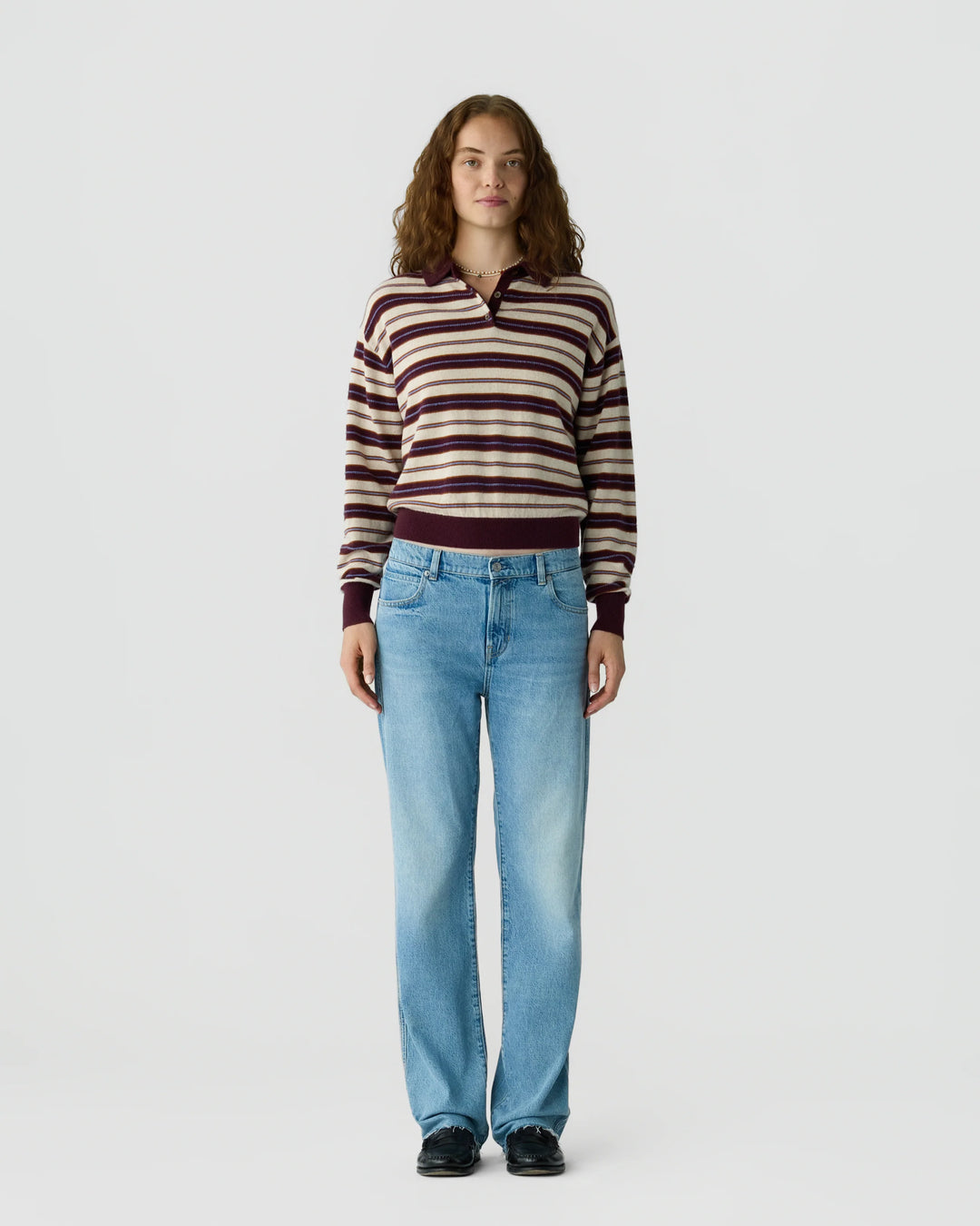Collegiate Stripe Polo