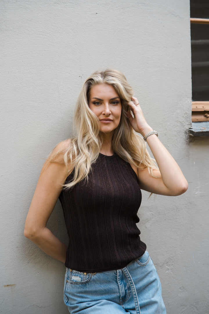 Lucky Metallic Racer Tank