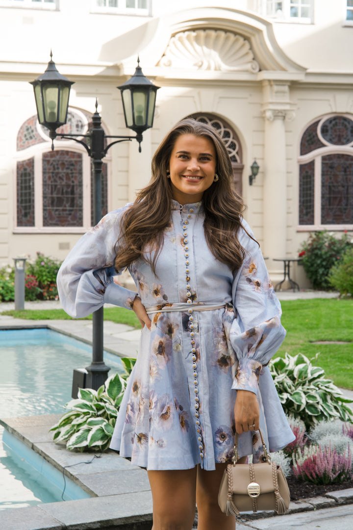 Hypnotic Buttoned Mini Dress