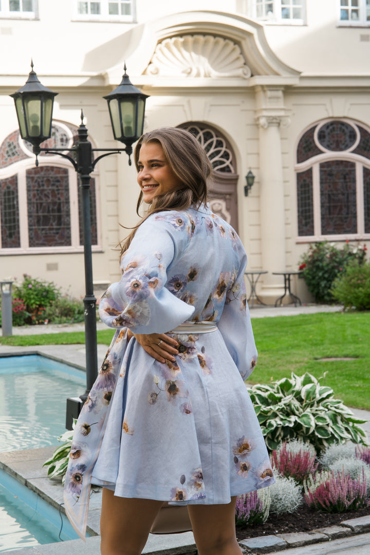 Hypnotic Buttoned Mini Dress