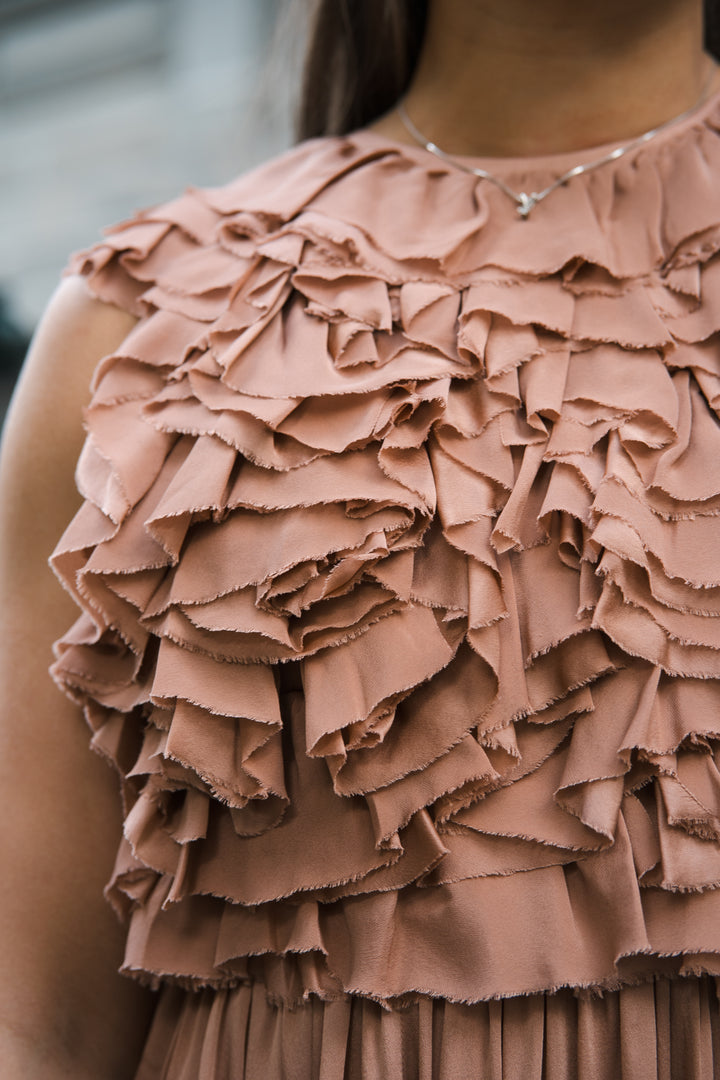 Byzantine Silk Backless Gown