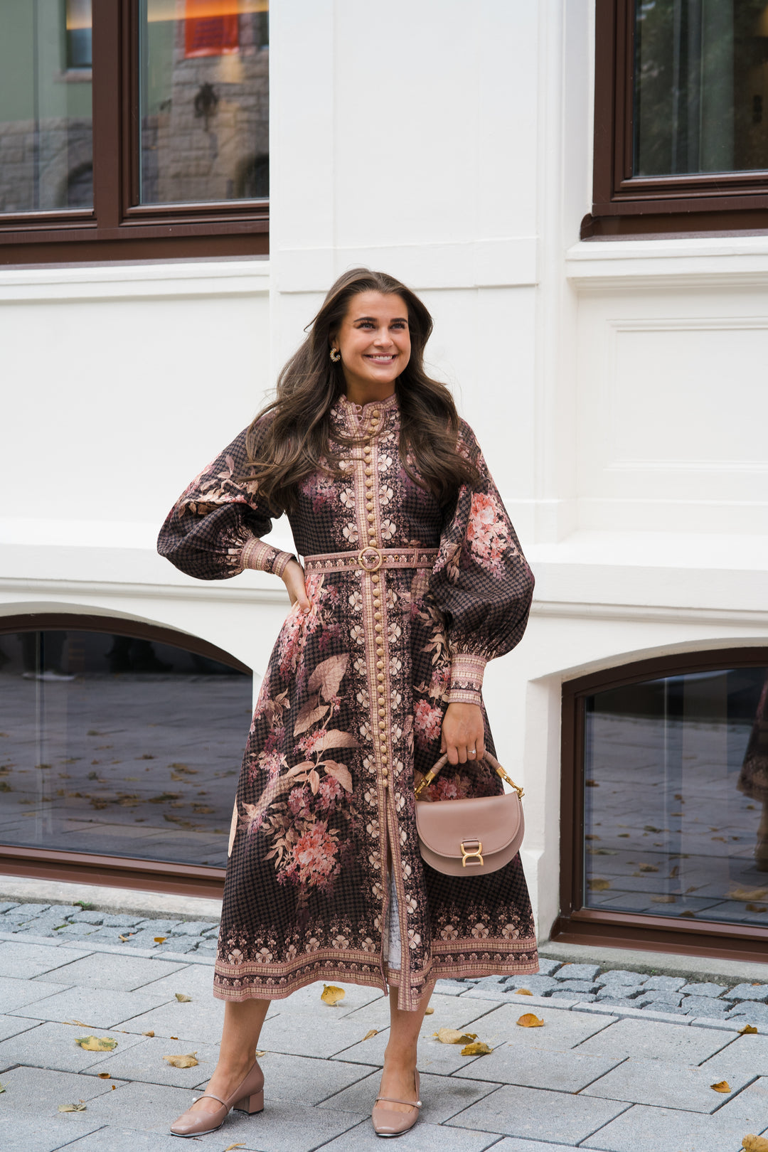 Illuminate Buttoned Midi Dress