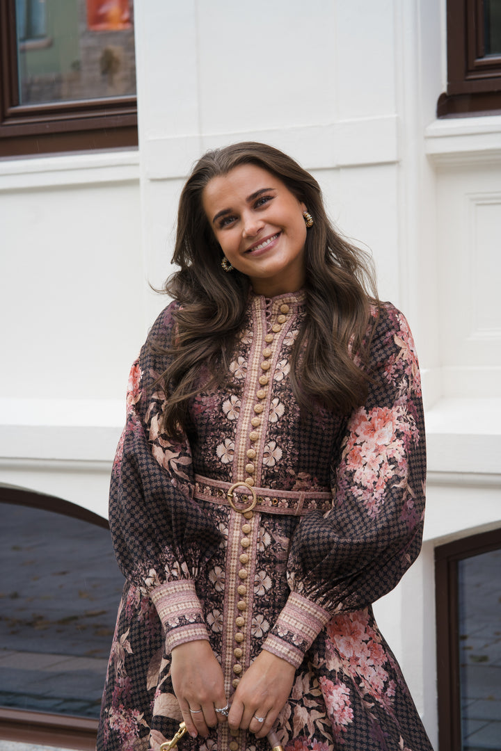 Illuminate Buttoned Midi Dress