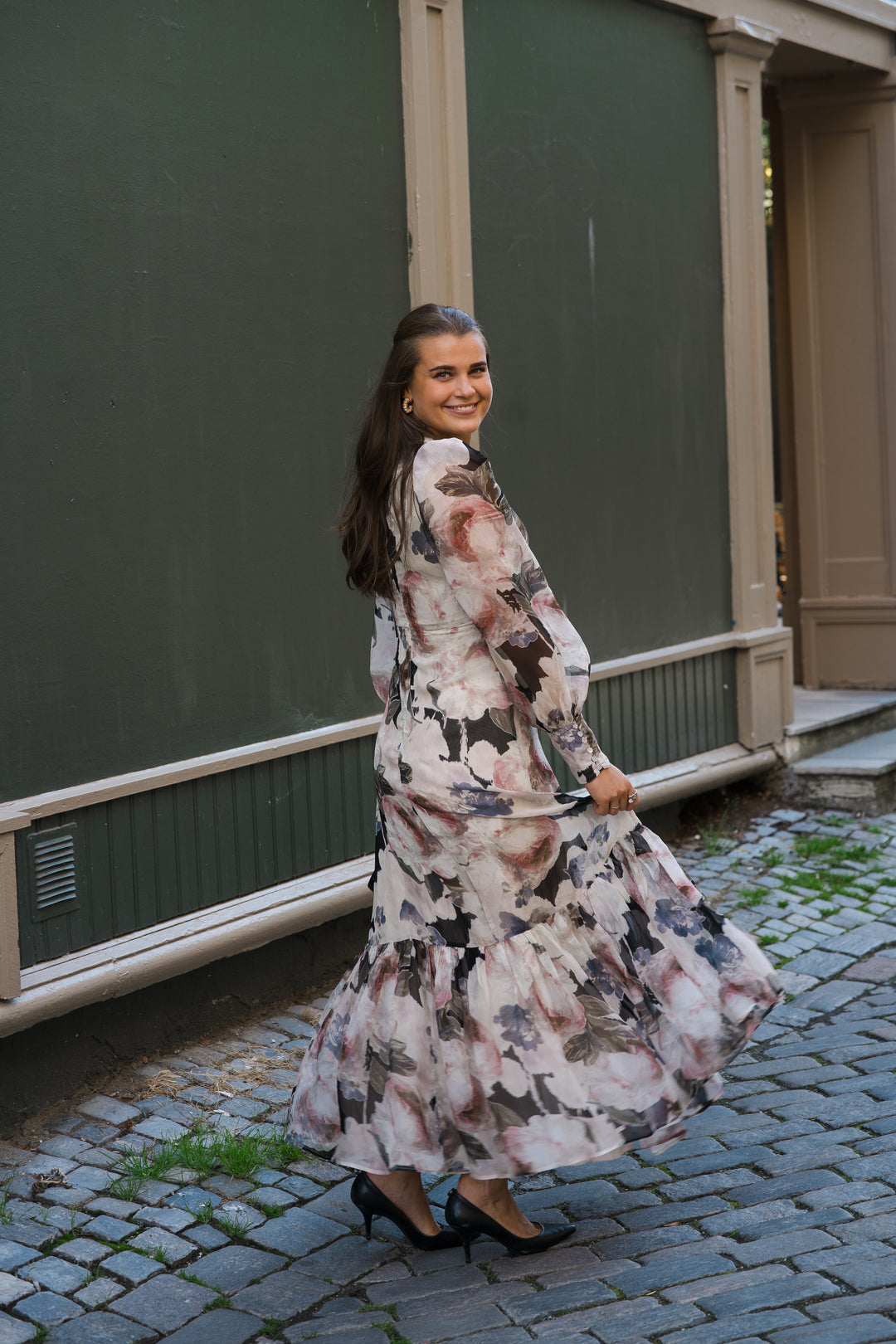 bytimo organza maxi dress Organza Maxi Dress Spring Bloom