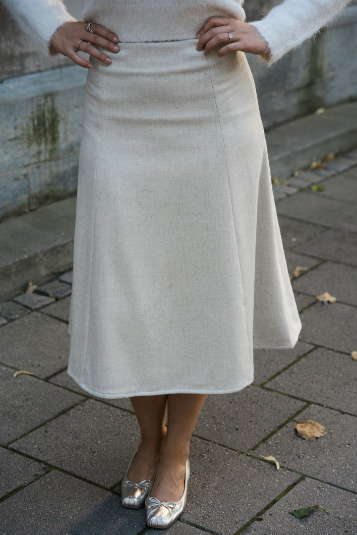 Tailored Midi Skirt
