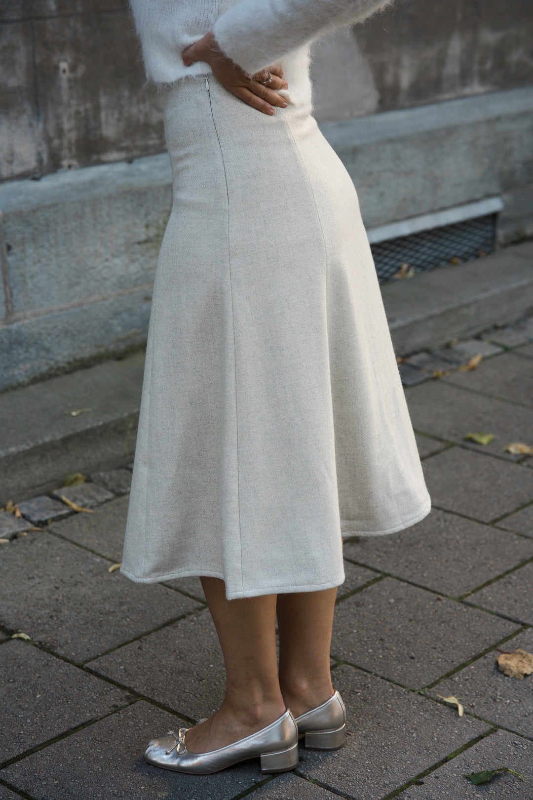 Tailored Midi Skirt