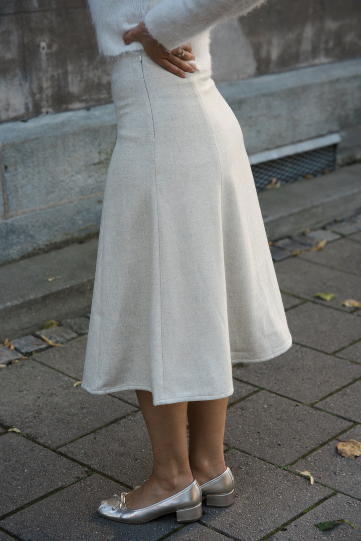 Tailored Midi Skirt
