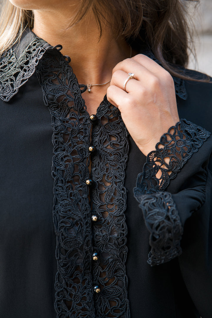 Lace Trim Shirt