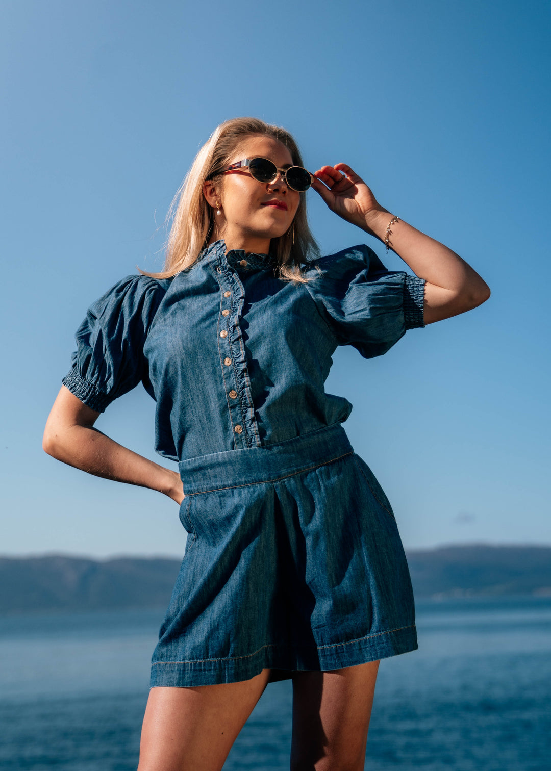Denim Blouse