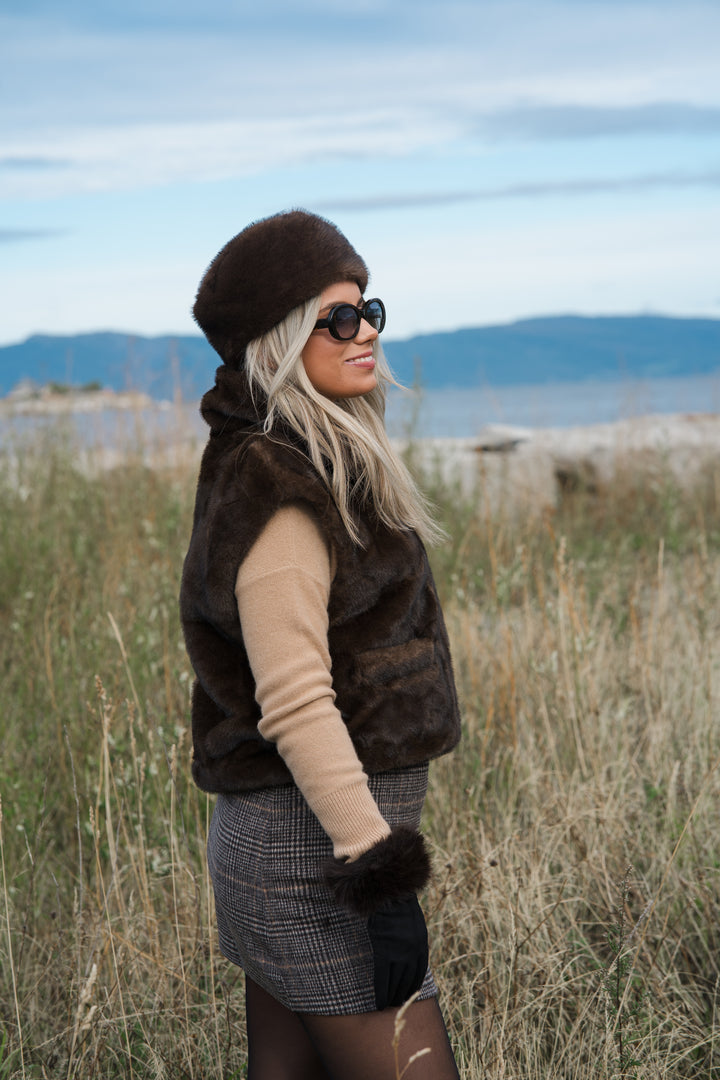 St. Moritz fuskepels vest