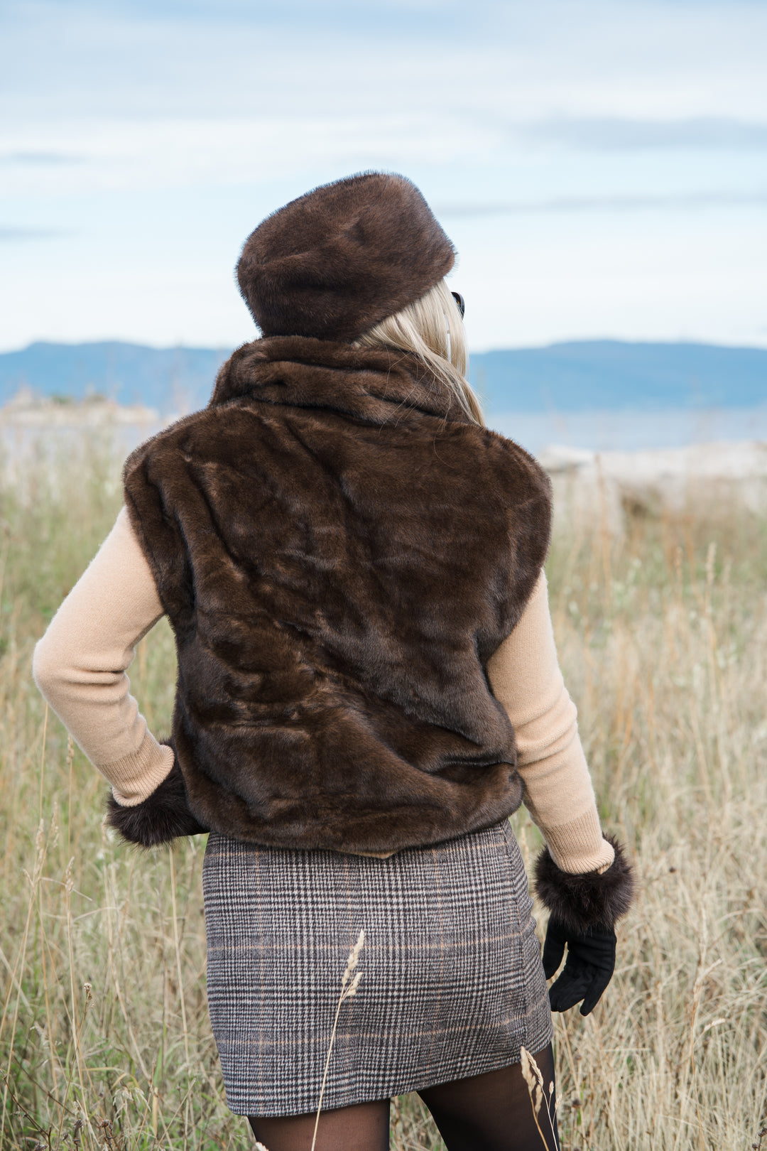 St. Moritz fuskepels vest