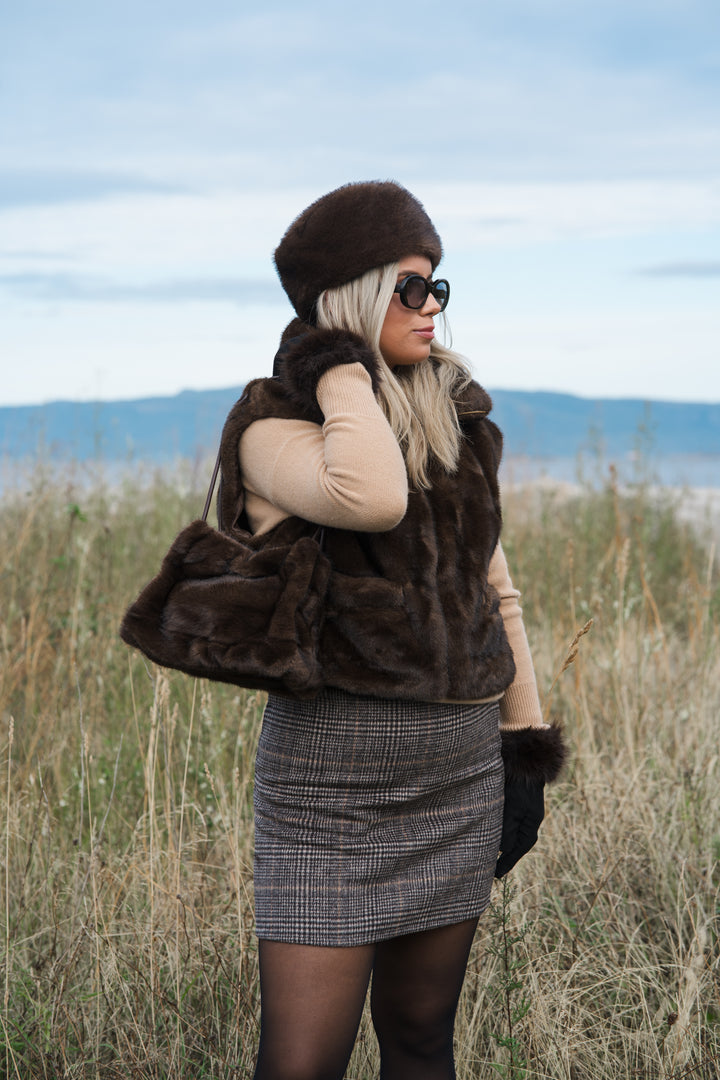 St. Moritz fuskepels vest