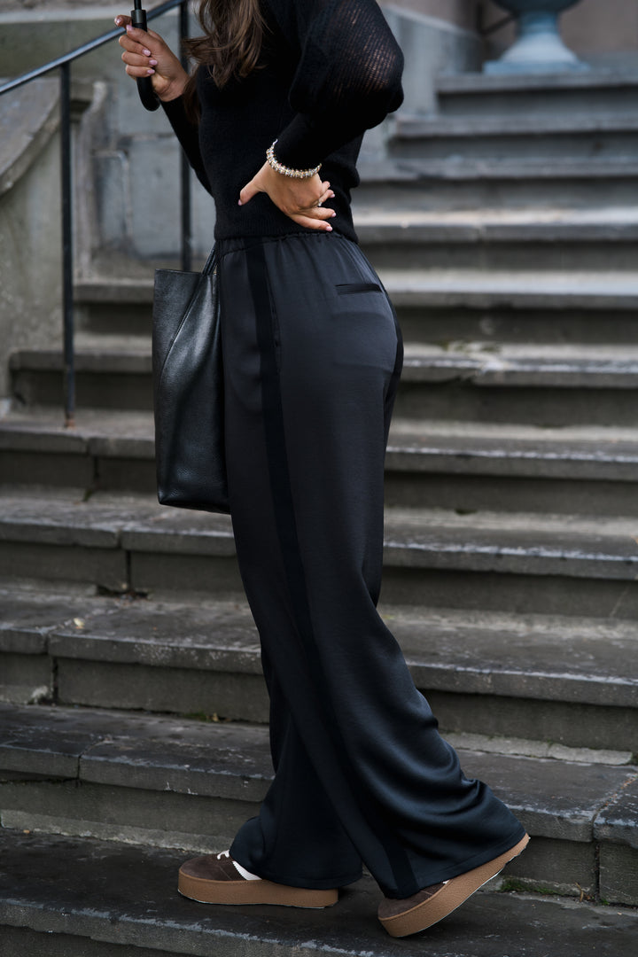 VINCE MID RISE SIDE STRAP PULL ON PANT