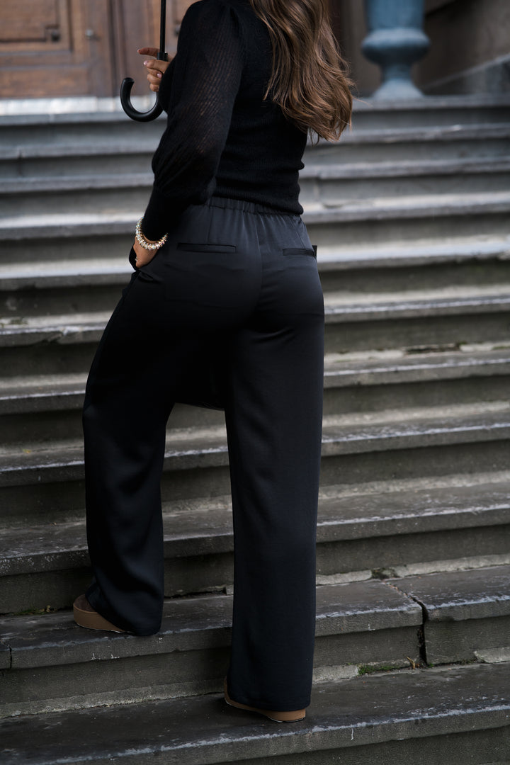 VINCE MID RISE SIDE STRAP PULL ON PANT