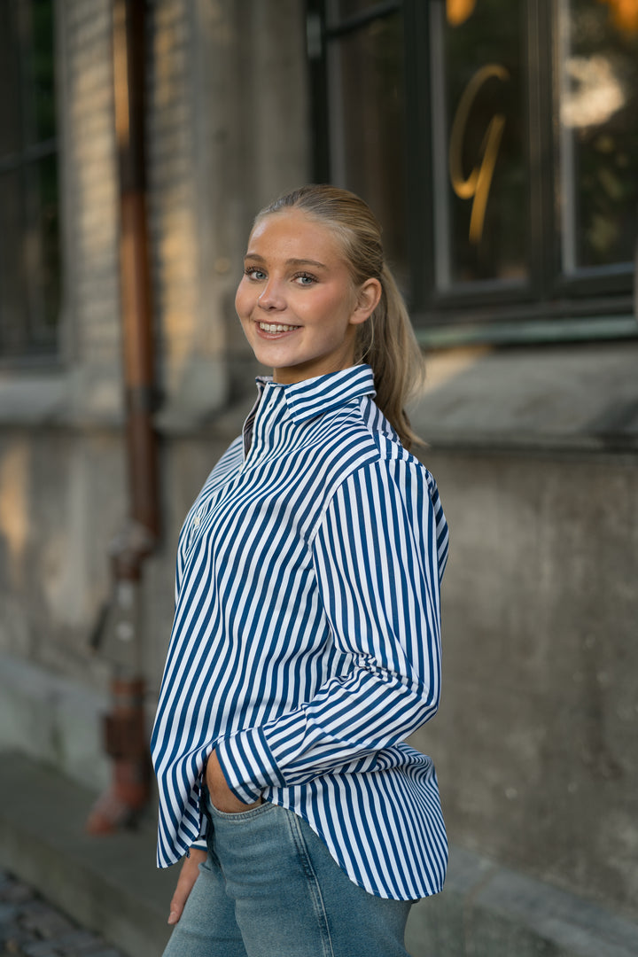 OVERSIZE FIT STRIPED COTTON SHIRT