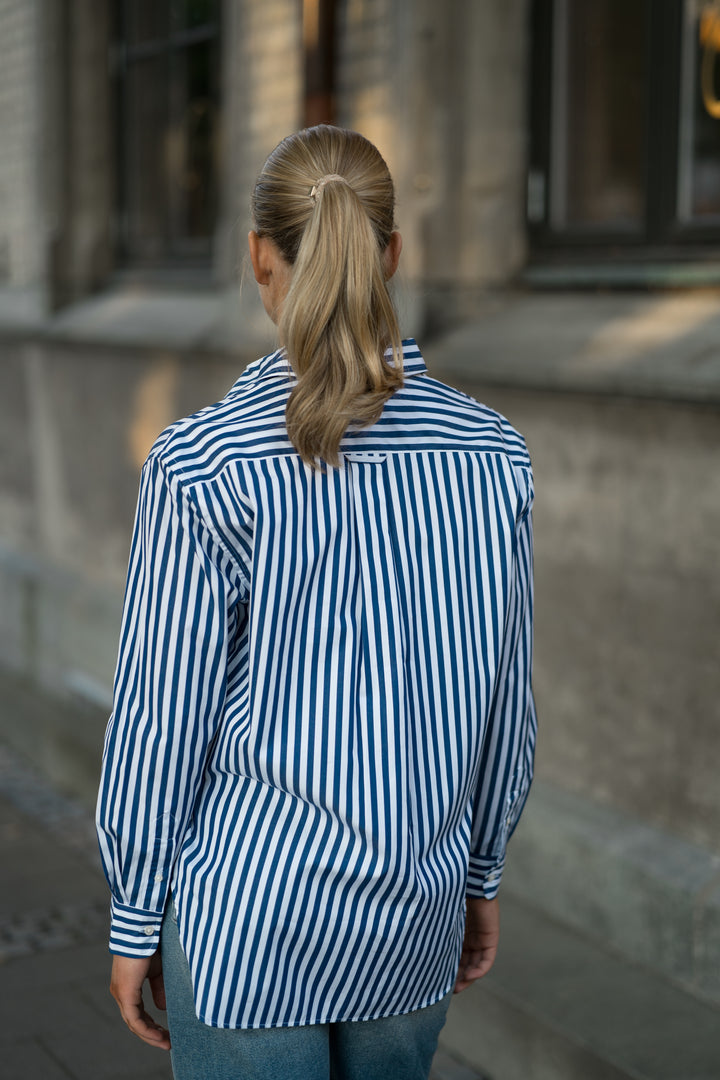 OVERSIZE FIT STRIPED COTTON SHIRT
