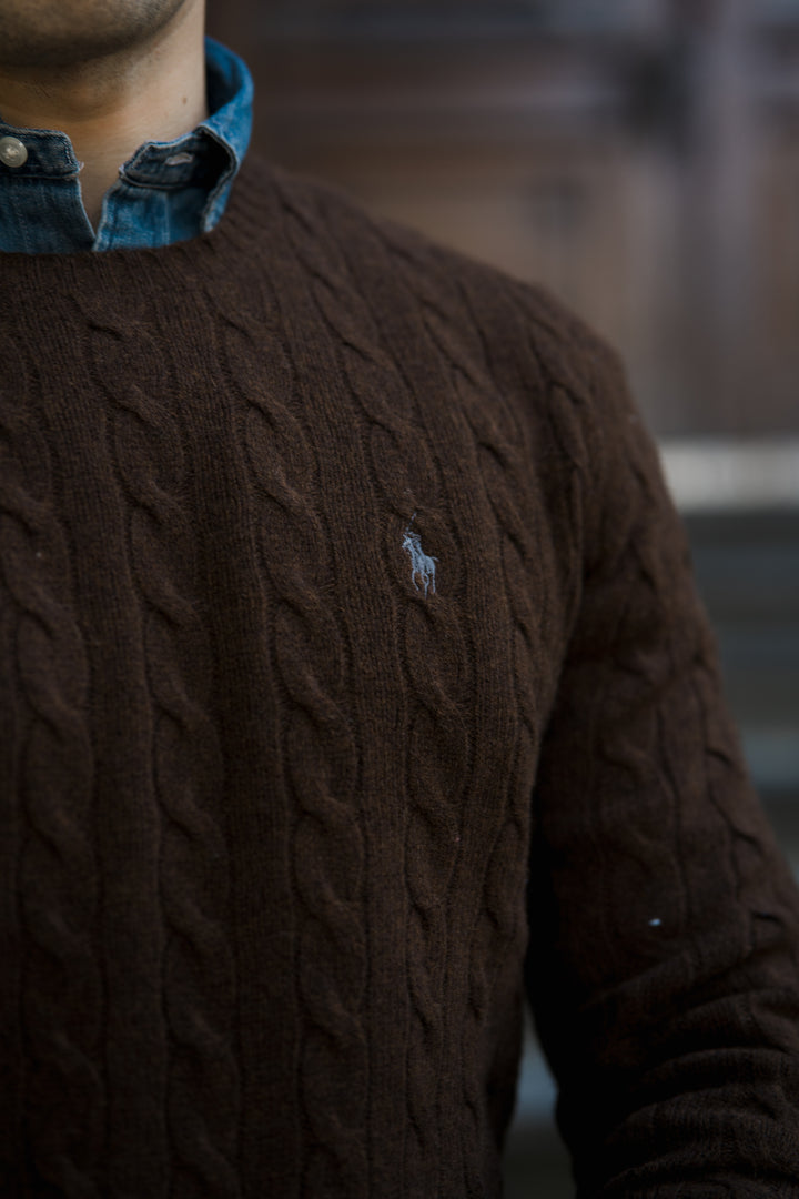 Cable-Knit Wool-Cashmere Jumper