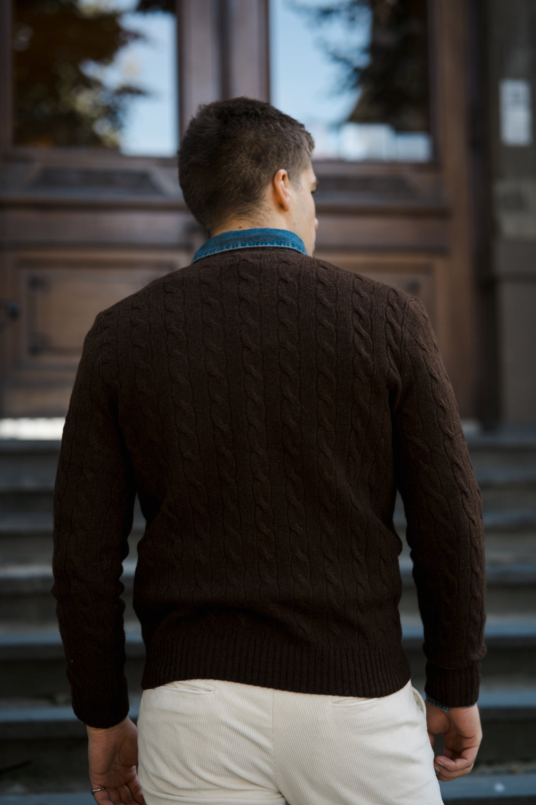 Cable-Knit Wool-Cashmere Jumper